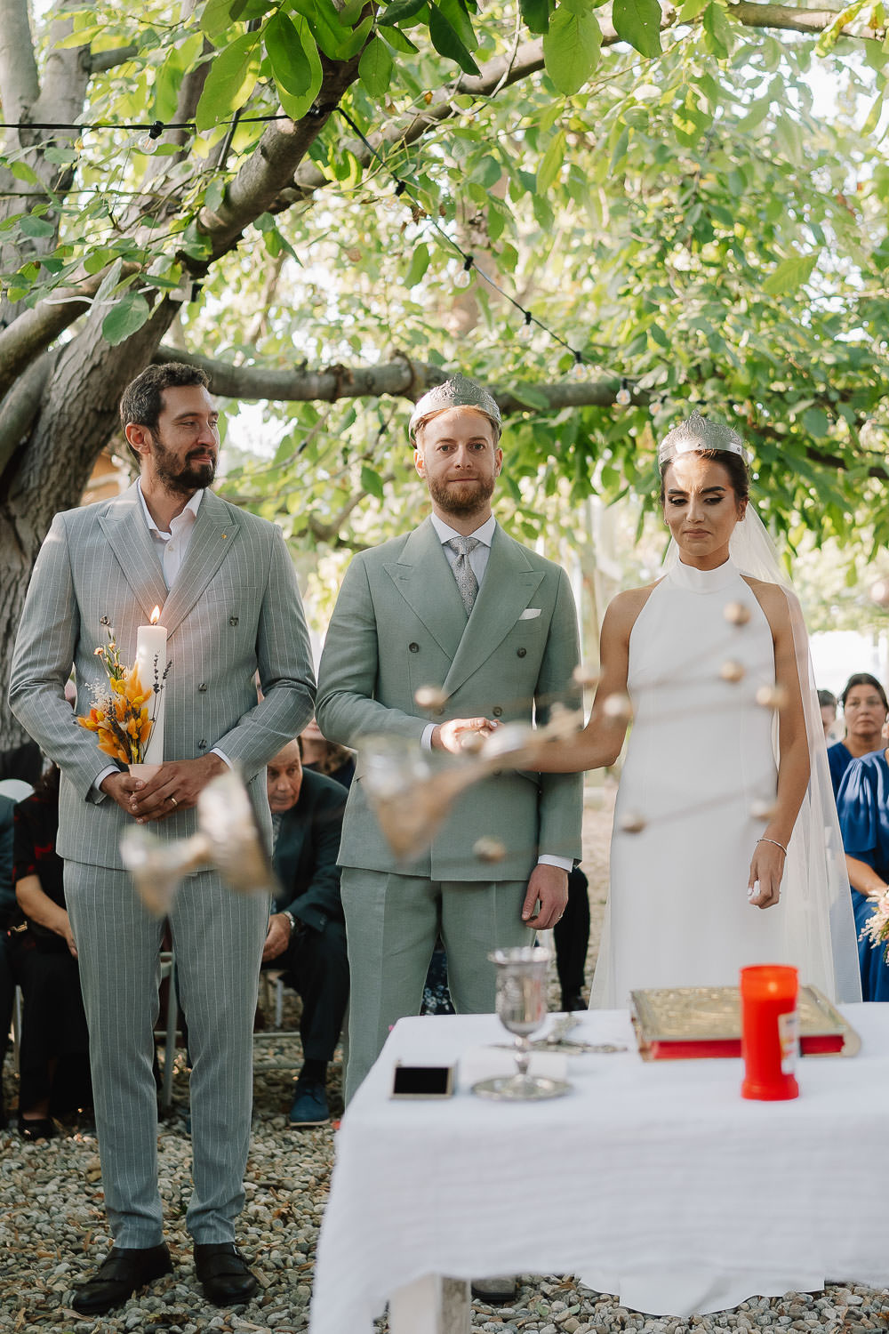 Ceremonia în aer liber cu decor elegant, The Wedding House, fotograf București