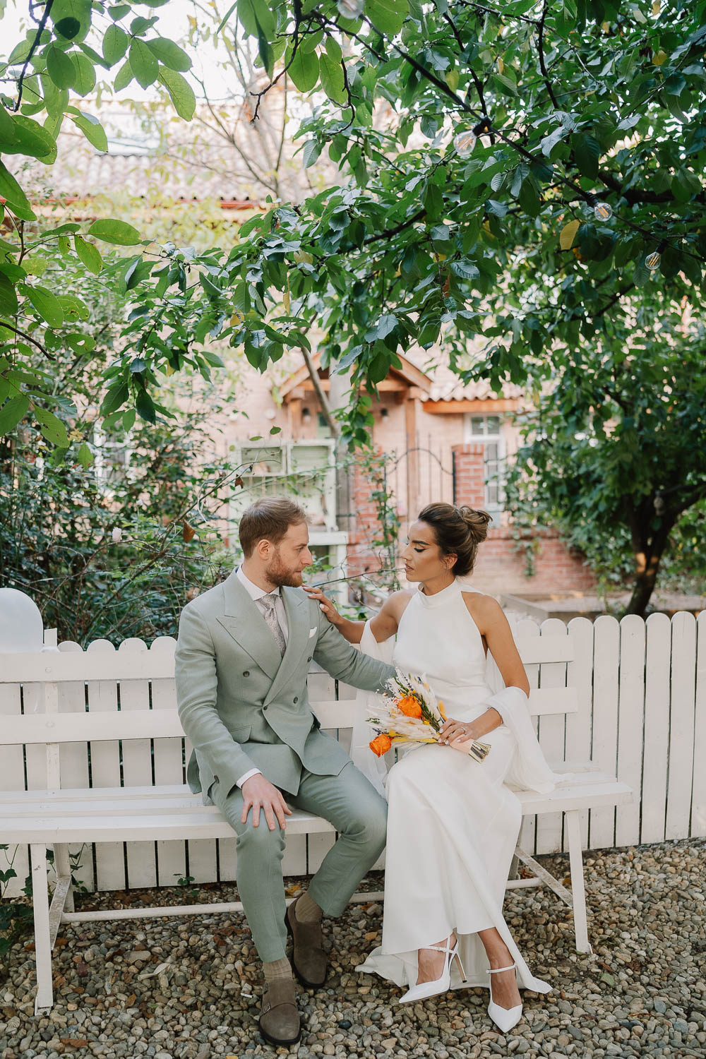 Lavinia și Daniel în ședință foto la The Wedding House, fotograf nuntă București